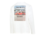 Porsche Fan Community Retro Unisex Long Sleeve Shirt - White - Image 2