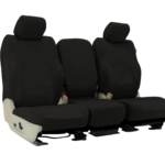 Custom Fit Polycotton Drill Seat Cover - Black
