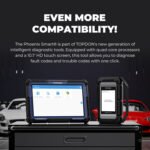 TOPDON Phoenix Smart Diagnostic Scanner | 10.1" HD Touchscreen, Quad-Core, 12600mAh Battery | OE-Level Diagnostics, Cloud-Based Programming, ADAS Compatible, MDCI Pro Included - Image 2
