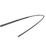 Left Window Well Trim Strip - Matt Black - Panamera | 2010-2016