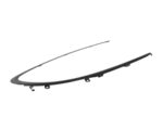 Left Window Well Trim Strip - Matt Black - Panamera | 2010-2016 - Image 2