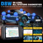 XTOOL D8W WIFI OBD2 Car Diagnostic Tools ECU Online Coding Bi-directional Control Key Programming 38 Resets CAN FD DOIP - Image 5