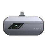 TC002 iOS Thermal Camera for iPhone/iPad – 256x192 IR, -4°F to 1022°F, 0.1°C Accuracy, High Sensitivity, Portable & Rugged for Home, Automotive, HVAC, and Industrial Use