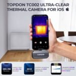 TC002 iOS Thermal Camera for iPhone/iPad – 256x192 IR, -4°F to 1022°F, 0.1°C Accuracy, High Sensitivity, Portable & Rugged for Home, Automotive, HVAC, and Industrial Use - Image 5