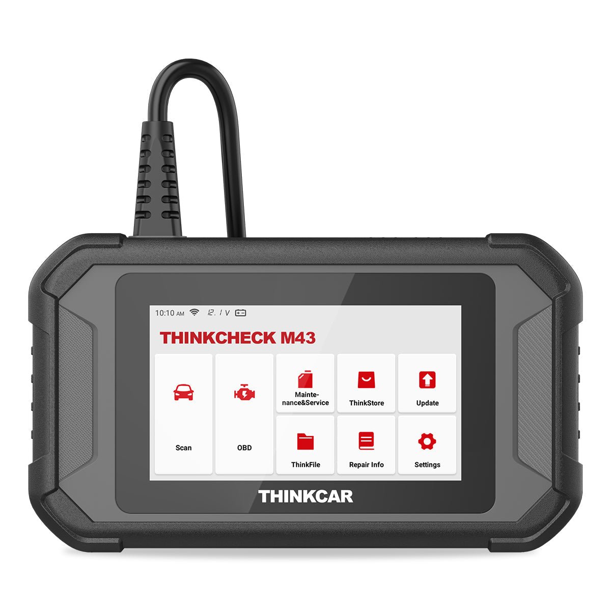 THINKCHECK_M43_MAIN_IMAGE01_1500 ThinkCar ThinkCheck M43 - 5" OBD2 Scanner Vehicle Diagnostic Car Code Reader ABS, SRS, ECM, TCM - Image 1