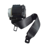 Three Point Safety Seat Belt - Black - Macan | 2019-2025