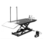 Tuxedo M-1500C-HR 1,500 lb High Rise Motorcycle Lift Bench w/ Vise, Sides, Balance Bar, Pump - Image 3