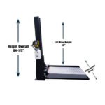 Tuxedo SC-2K 2,000 lb Single Column Lawnmower Storage Lift - 110V Duro Included - Image 3