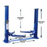 Tuxedo TP12KFX 12,000 lb Two Post Floor Plate Lift - Image 2