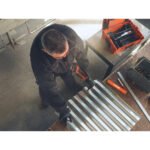 FEIN 71321061090 ABLK 18 1.3 CSE AS Cordless Nibbler Bare Tool for Up to 17 Gauge Sheet Metal – Professional Cordless Metal Cutting Nibbler with Tool Case - Image 4