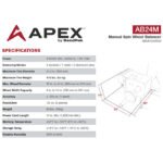 APEX AB24M Post-Mount Wheel Balancer - Image 7