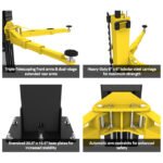 APEX AL10C Clearfloor Two Post Car Lift - Image 5
