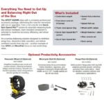 APEX AT26A Tire Changer + AB24M Wheel Balancer Combo - Image 11