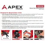 APEX AT26 Tire Changer + AB24M Wheel Balancer Combo - Image 8