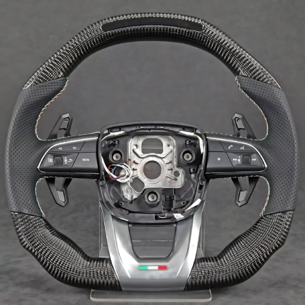 Lamborghini Urus Carbon Fiber & Alcantara Steering Wheel – Luxury Sport Upgrade (2018+)