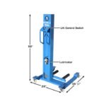 Atlas AEZWL-2 Pneumatic Offset Portable Wheel Lift - Image 6