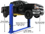 Atlas Platinum PVL9BP ALI Certified Baseplate Two Post Lift - Image 4
