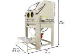 Atlas PSBC990 Pressurized Large Sandblast Cabinet with Vacuum - Image 2