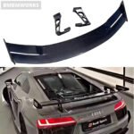 Audi R8 4S Forged Carbon Fiber GT Style Rear Spoiler / Wing (2016-2024) - Image 9