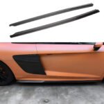 Audi R8 Blade Door Aprons & Carbon Fiber Side Skirts Bumper Kit (2016-2018)