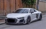 Audi R8 Carbon Fiber Front Bumper Splitter, Front Lip, Rear Diffuser, and Side Skirt Body Kit (2017-2024) - Image 5