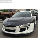 Audi R8 PPI Style Carbon Fiber Hood Body Kit - Image 5