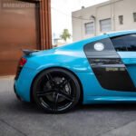 Audi R8 V8/V10 Carbon Fiber Side Door Fender Trim Cover Body Kit (2008-2015) - Image 4