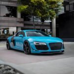 Audi R8 V8/V10 Carbon Fiber Side Door Fender Trim Cover Body Kit (2008-2015) - Image 5
