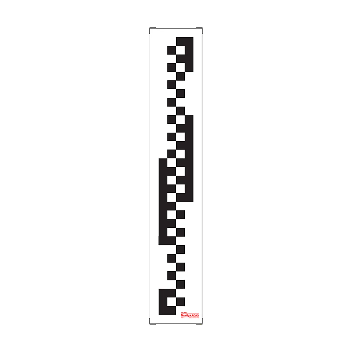 Autel CV calibration pattern board, vertical checkerboard target with MaxiSys ADAS label at base