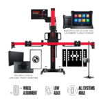 Autel IA1000ASTDT All-Systems ADAS Calibration & Wheel Alignment System with LDW Digital Targets and MaxiSYS Ultra S2 Tablet
