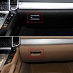 Beige Dashboard Passenger Glove Box Handle Porsche Cayenne 2010-2018 LHD - Image 2