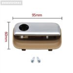 Beige Dashboard Passenger Glove Box Handle Porsche Cayenne 2010-2018 LHD - Image 3