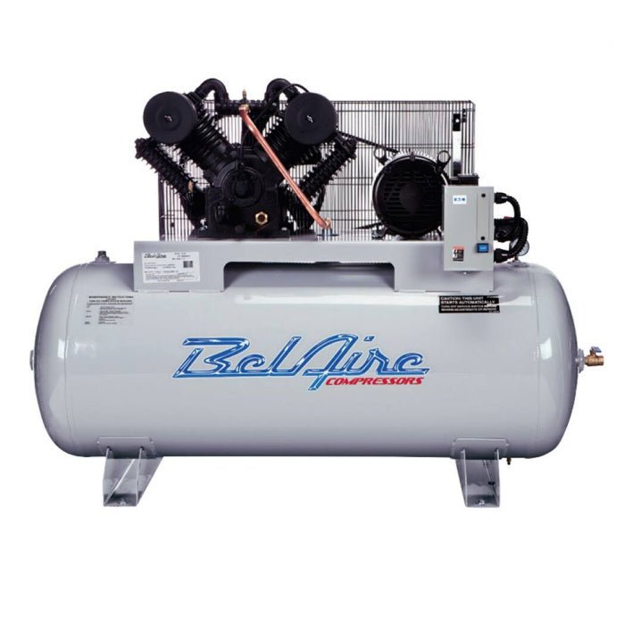 belaire-6312h-image00 BelAire 6312H Reciprocating Air Compressor Iron Series Two Stage 10HP 3Ph - Image 1