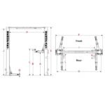 BendPak 10AP-168 Pro Series Two Post Lift 10,000 lbs. Capacity - Image 20