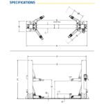BendPak 12AP-SRT Floorplate Short-Rise Two Post Lift - Image 12