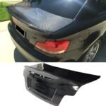BMW 1 Series E82 M Coupe Carbon Fiber Rear Trunk Boot Cover Wing Lip (2008-2013) - Image 3