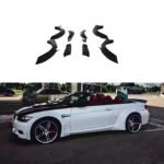 BMW 3 Series E92 M3 LB-Style Wide Body Kit – Fender FRP Unpainted Black Rear Bumper, Tail Spoiler & Rear Diffuser