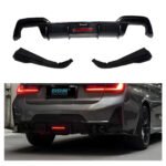 BMW 3 Series G20/G28 Carbon Fiber Rear Bumper Lip Spoiler Separator Diffuser (2020-2022)