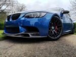 BMW E90 / E92 / E93 M3 Upgrade E92 M3 GTS V-Style Carbon Fiber Front Bumper Splitter Lip (2005-2011) - Image 6