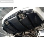 BMW E92/E93 M3 Carbon Fiber Rear Bumper Diffuser Lip Spoiler Body Kit (2007-2013) - Image 4
