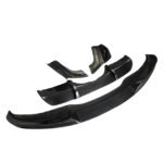 BMW F15 X5 M-Sport Carbon Fiber Front Bumper Lip Diffuser with Spats and Spoiler Body Kit