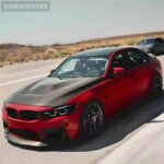 BMW F30/F32/F80/F82/F83 M3/M4 Carbon Fiber Racing Hood Bonnet (2014-2019) - Image 2