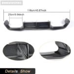 BMW F87 M2/M2 Competition Rear Diffuser Apron Lip Body Kit (2016-2017) - Image 4