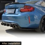 BMW F87 M2/M2 Competition Rear Diffuser Apron Lip Body Kit (2016-2017) - Image 2