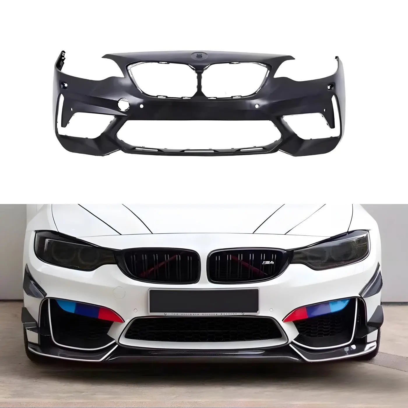 bmw-f87-m2-m2c-genuine-carbon-fiber-front-bumper-2014-2021-body-kits-performance-2-467 BMW F87 M2/M2C Genuine Carbon Fiber Front Bumper (2014-2021) - Image 1