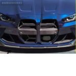 BMW G80 M3/G82-G83 M4 Carbon Fiber Front Bumper Grill Air With ACC (2021-2022) - Image 2