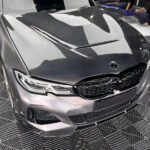 BMW GTS-Style Carbon Fiber Front Bonnet Hood Cover 3 Series G20 M340i 2020