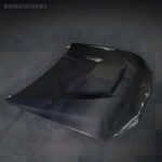BMW GTS-Style Carbon Fiber Front Bonnet Hood Cover 3 Series G20 M340i 2020 - Image 6