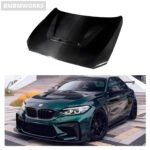 BMW M2 F87 Carbon Fiber Engine Front Cover Hood (2014-2022) - Image 6