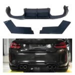 BMW M2 F87/M2 Carbon Fiber Rear Bumper Diffuser Splitter (2014-2022)